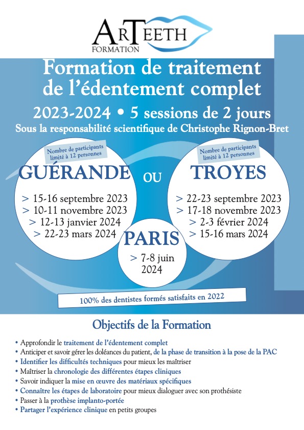ARTEETH PROGRAMME 2023-2024